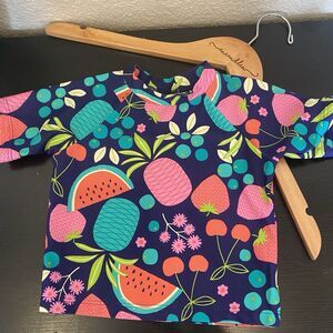 Floatimini Baby Girl's Rashguard Top Swimsuit Size 24 Months Fruit Watermelon